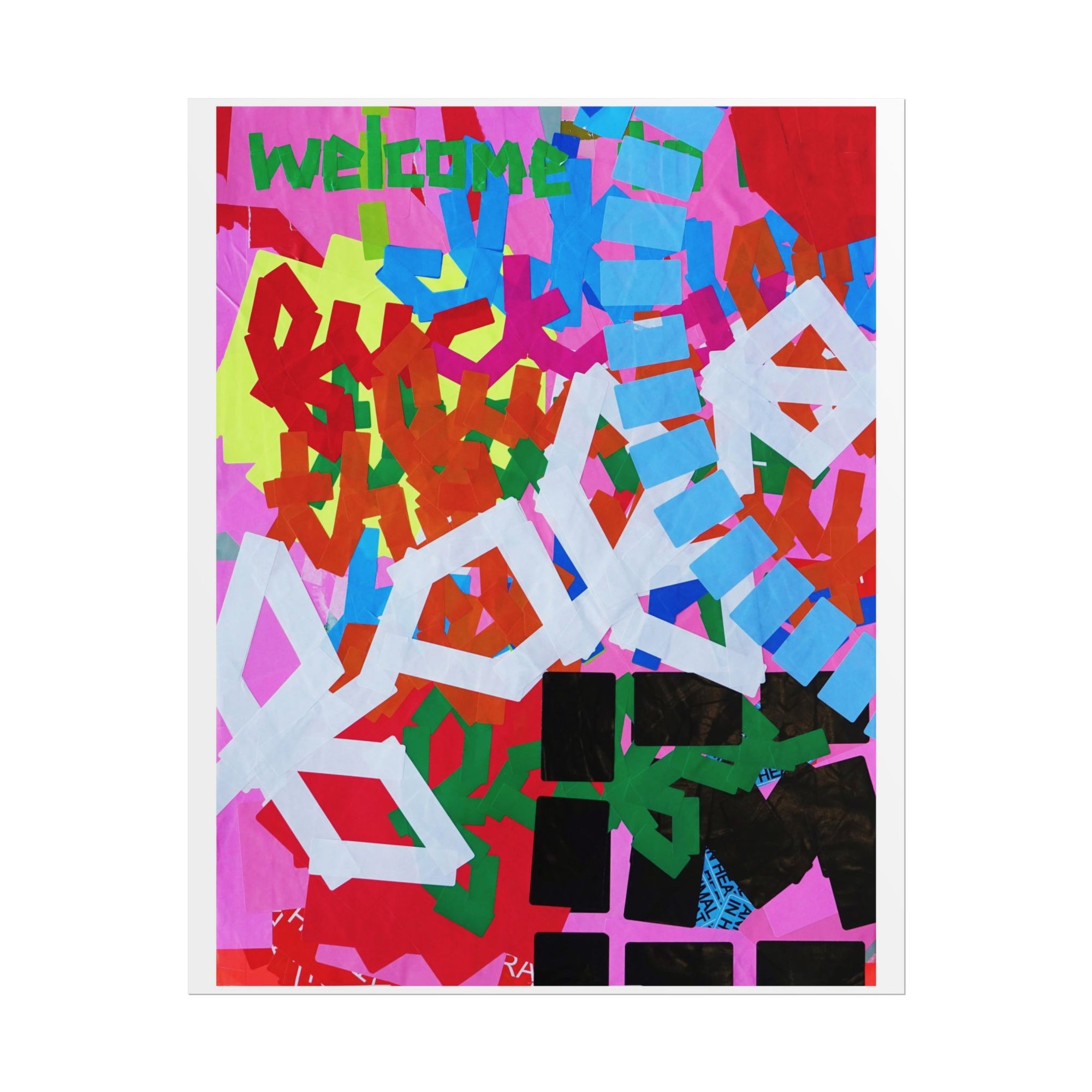 'Welcome To...' Art Print