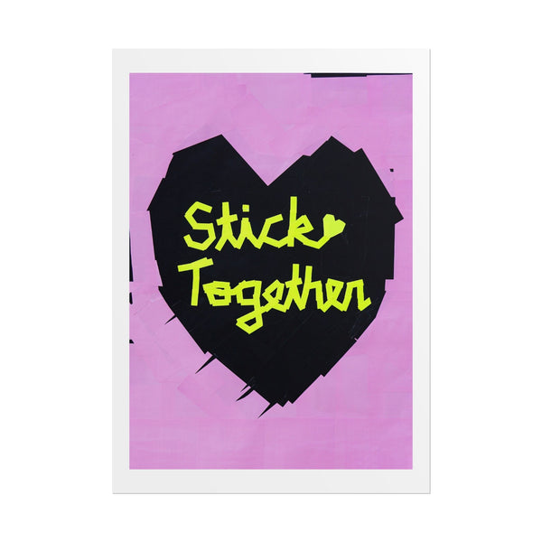 'Stick Together' Art Print