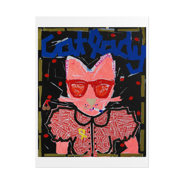 'Cat Lady' Art Print