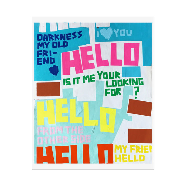'Hello Hello' Art Print