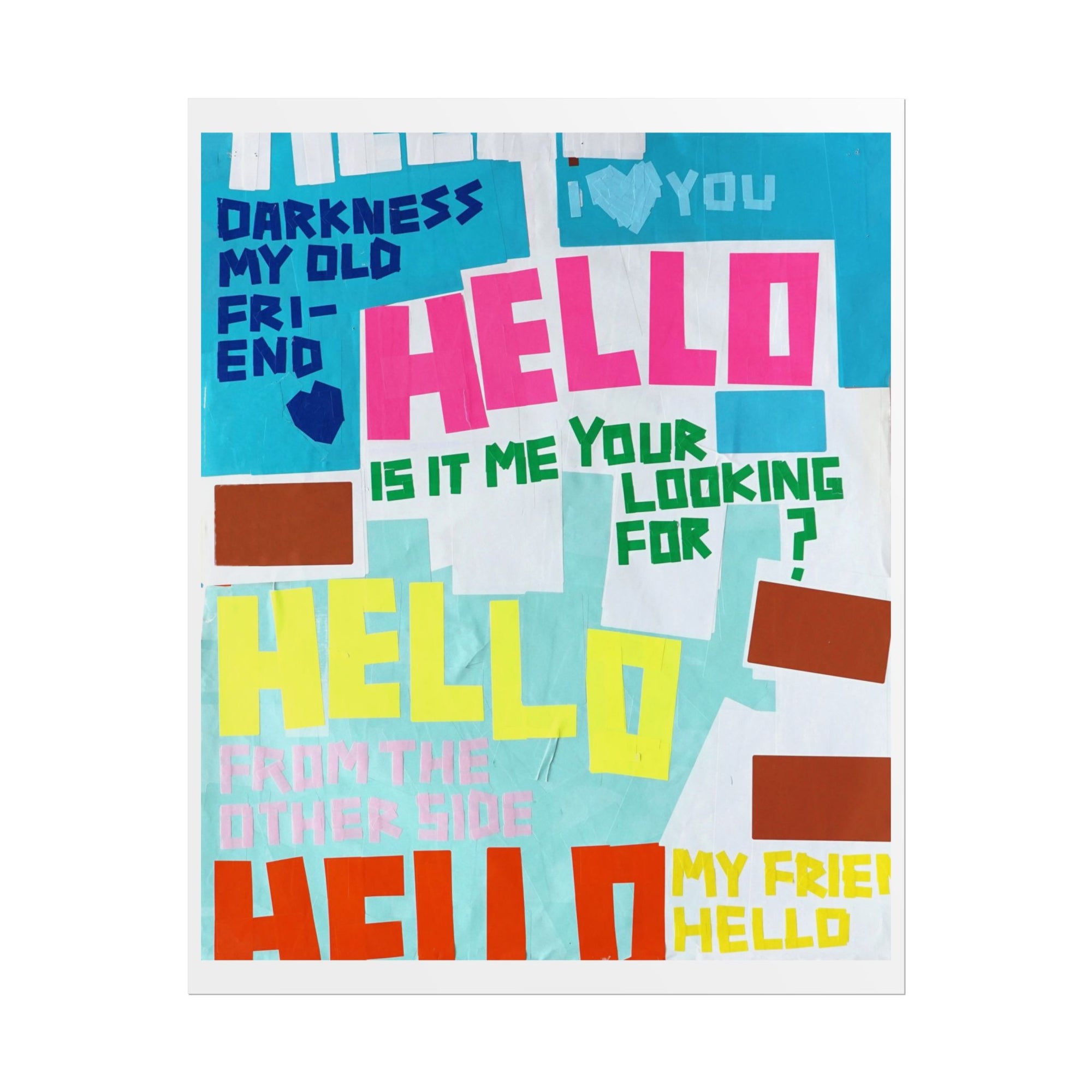 'Hello Hello' Art Print