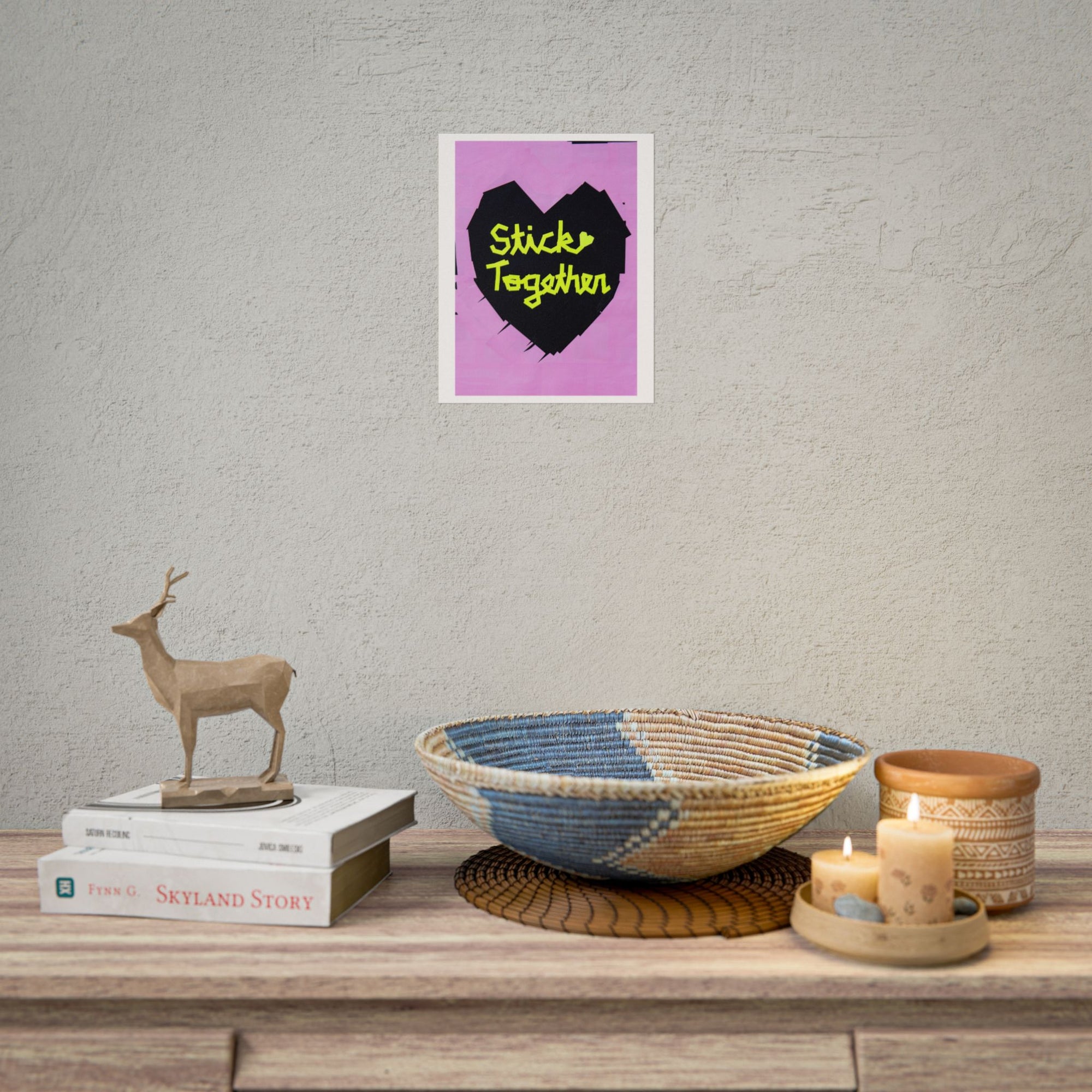 'Stick Together' Art Print