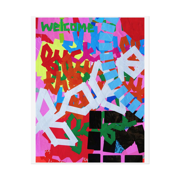 'Welcome To...' Art Print