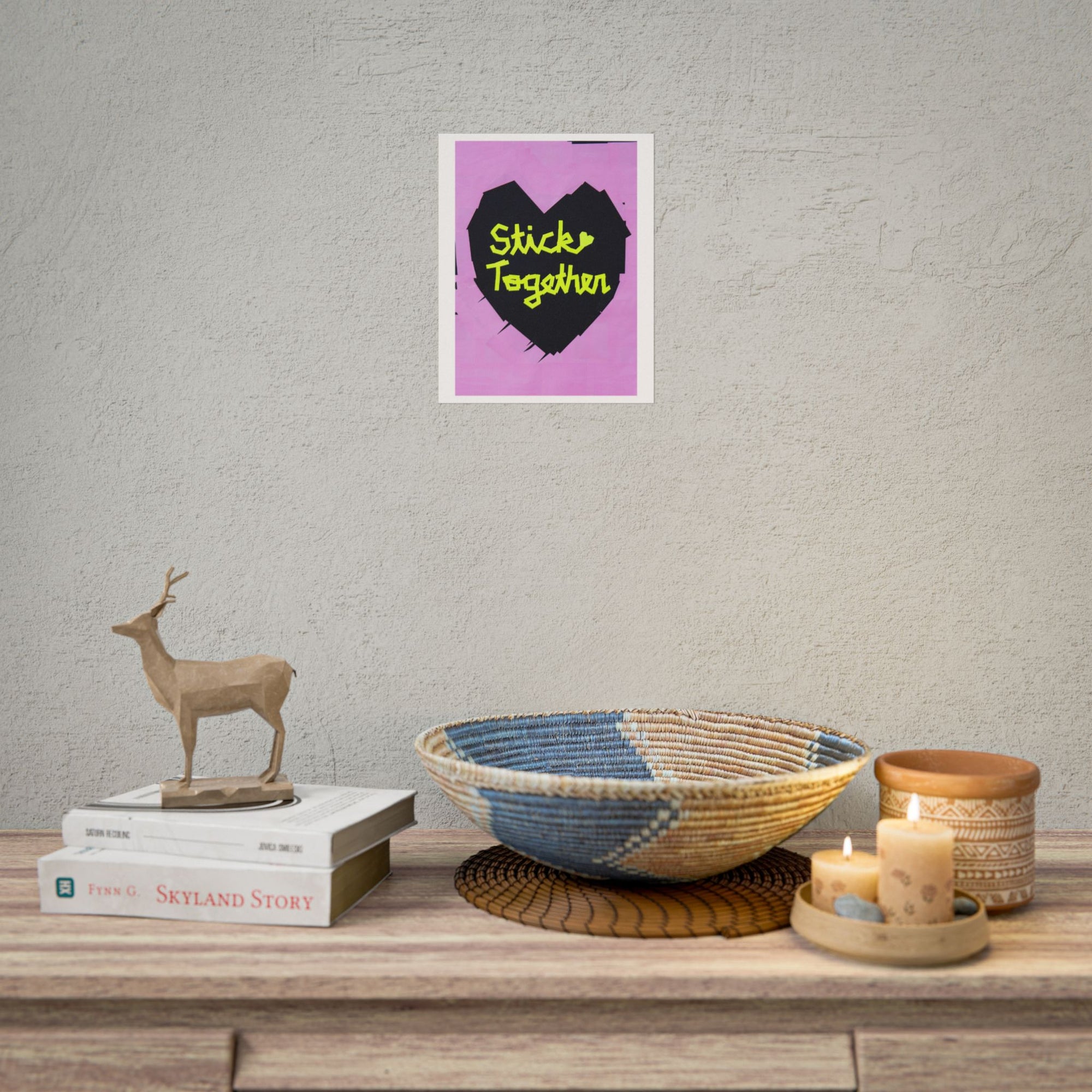 'Stick Together' Art Print