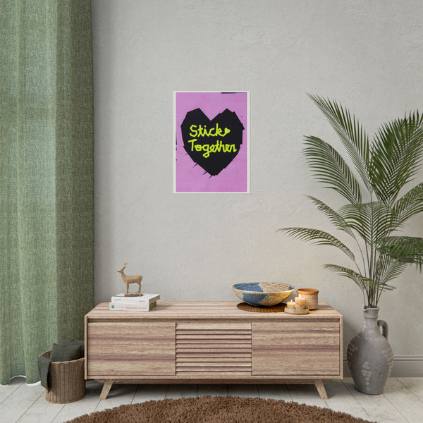 'Stick Together' Art Print