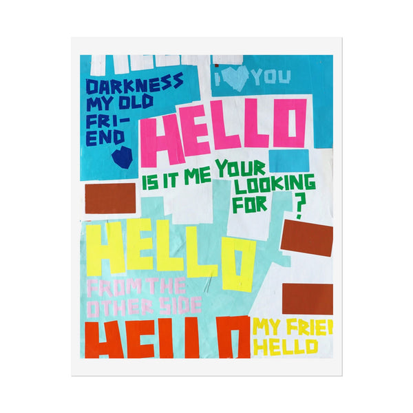 'Hello Hello' Art Print
