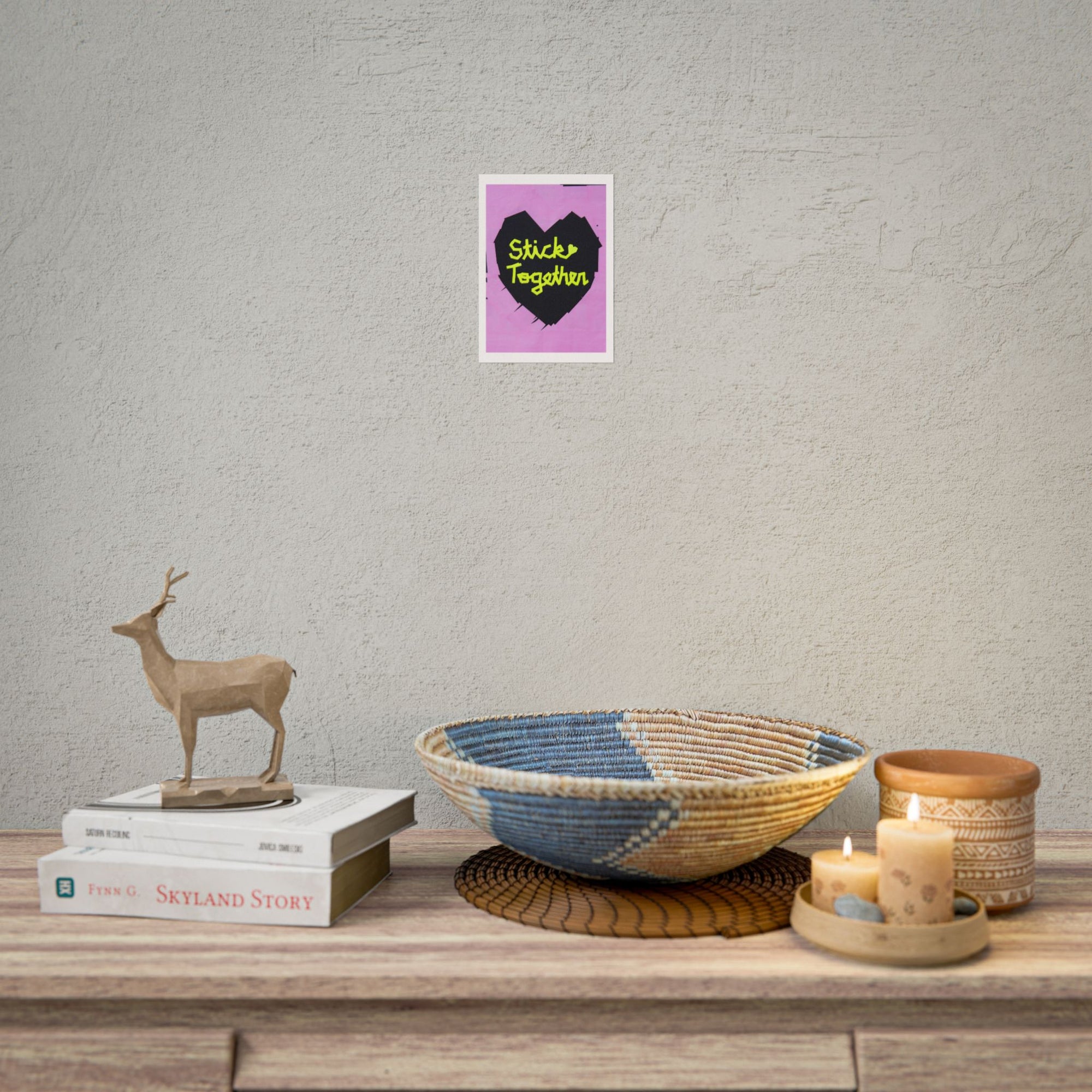 'Stick Together' Art Print