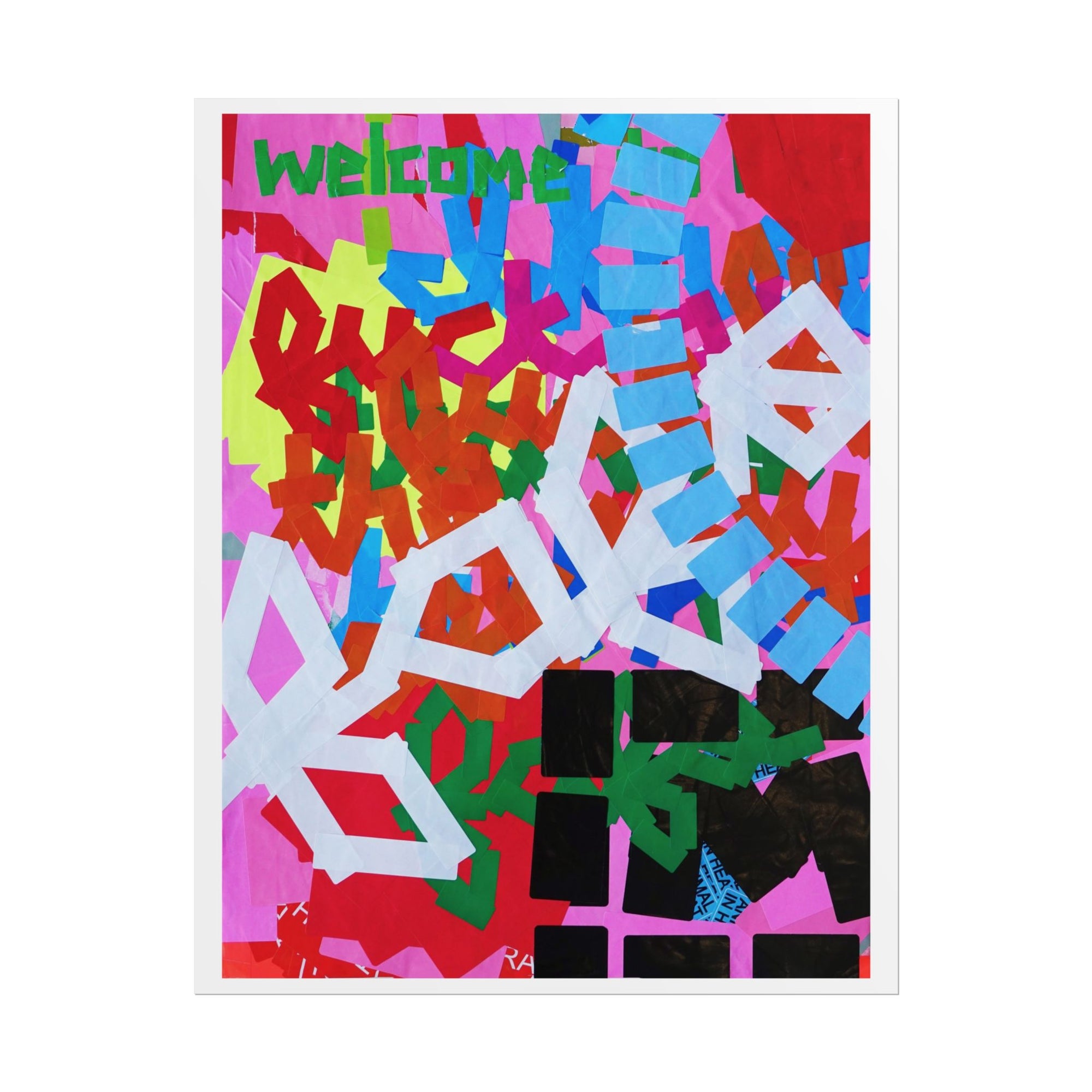 'Welcome To...' Art Print