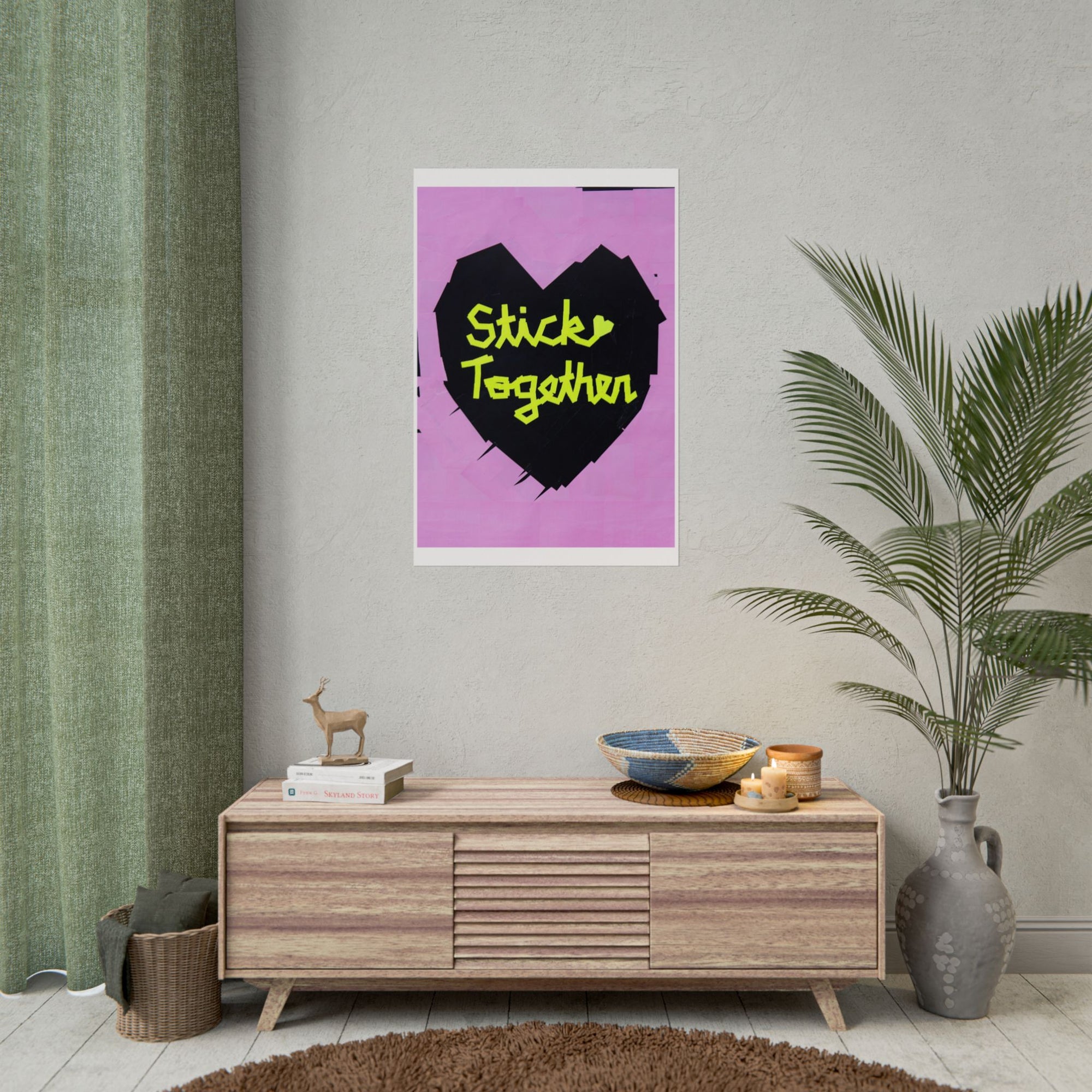 'Stick Together' Art Print
