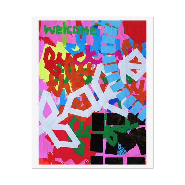 'Welcome To...' Art Print