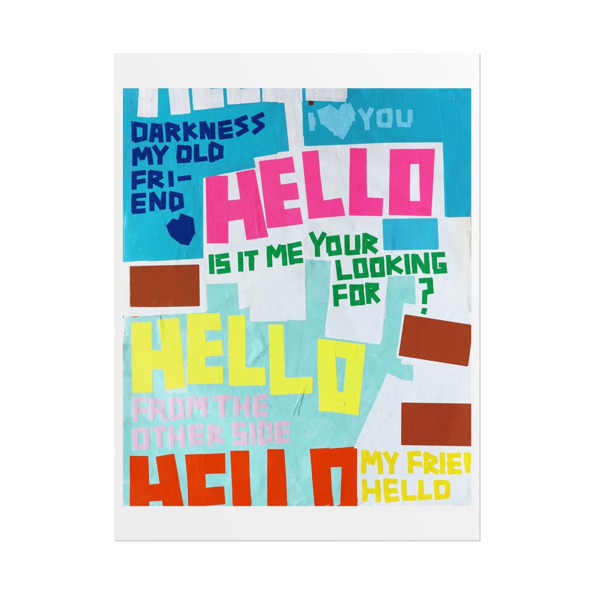 'Hello Hello' Art Print