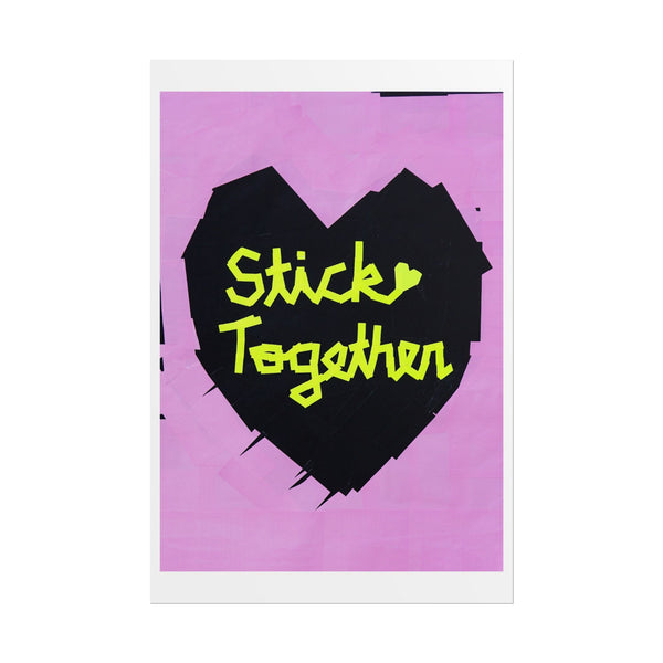 'Stick Together' Art Print