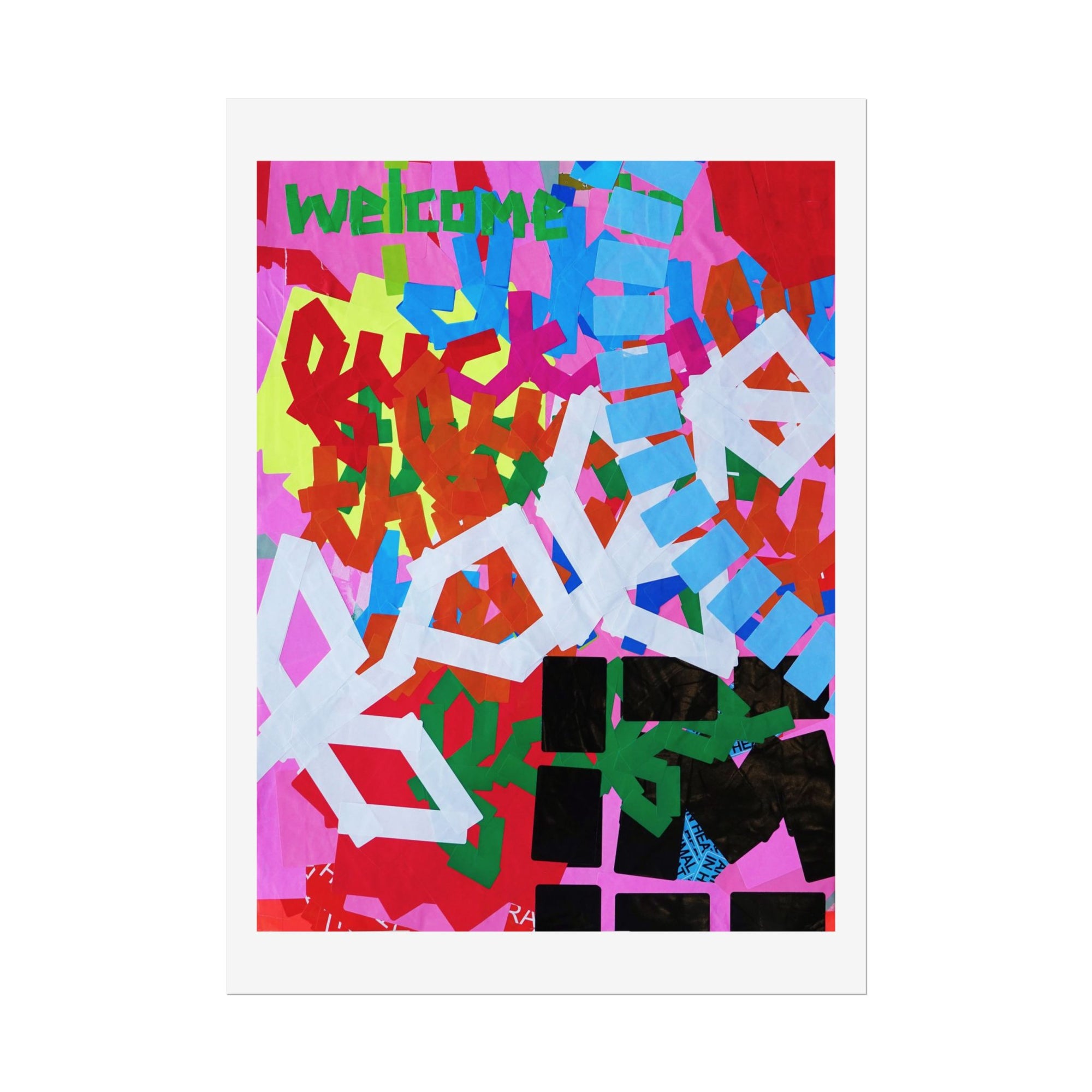 'Welcome To...' Art Print