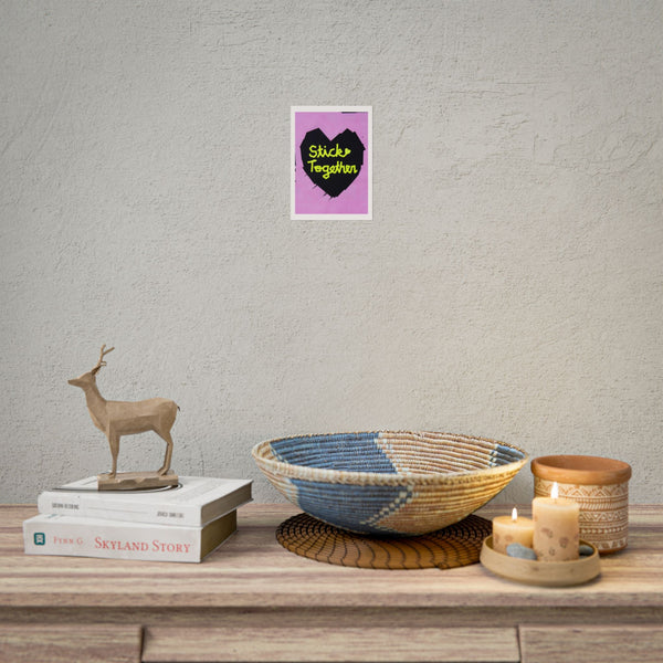 'Stick Together' Art Print