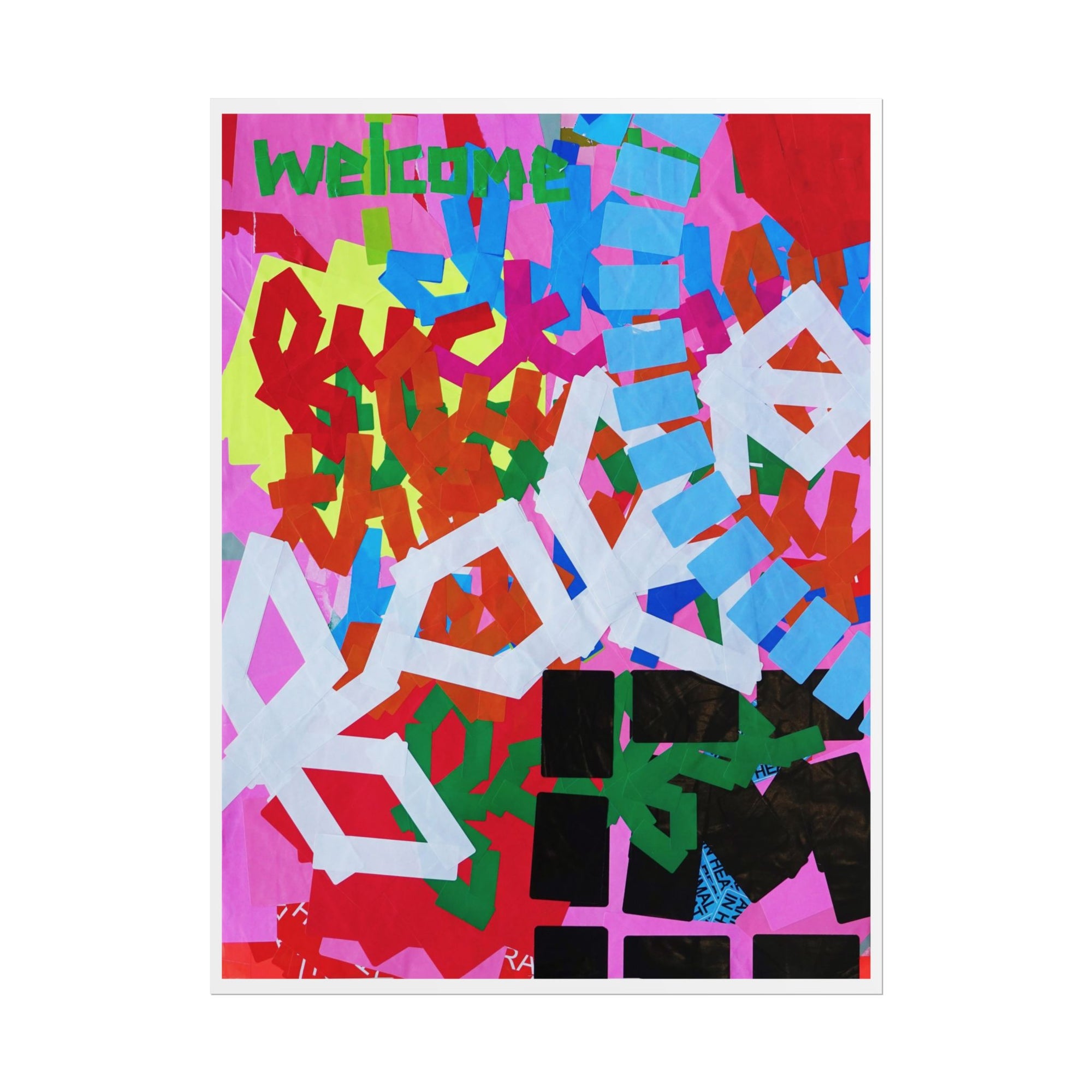 'Welcome To...' Art Print
