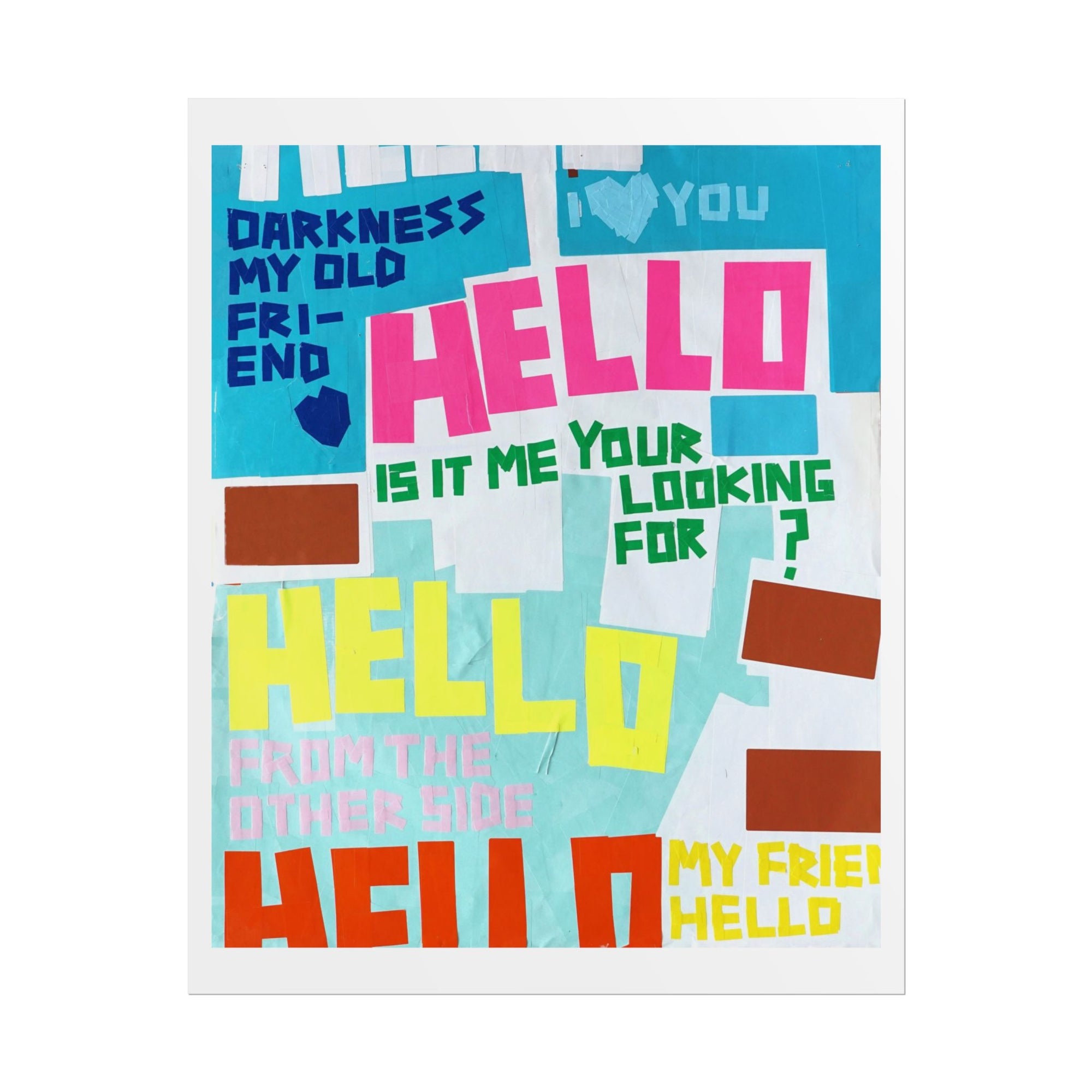 'Hello Hello' Art Print