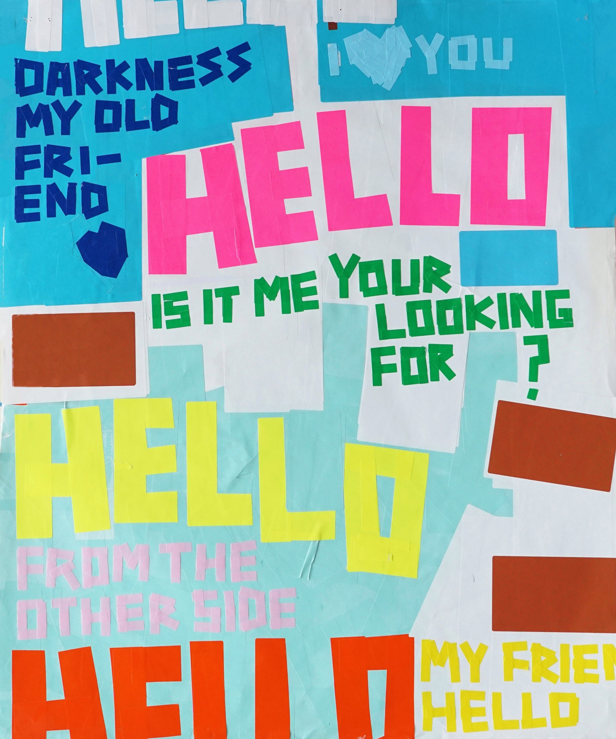 Hello Hello - 25x30