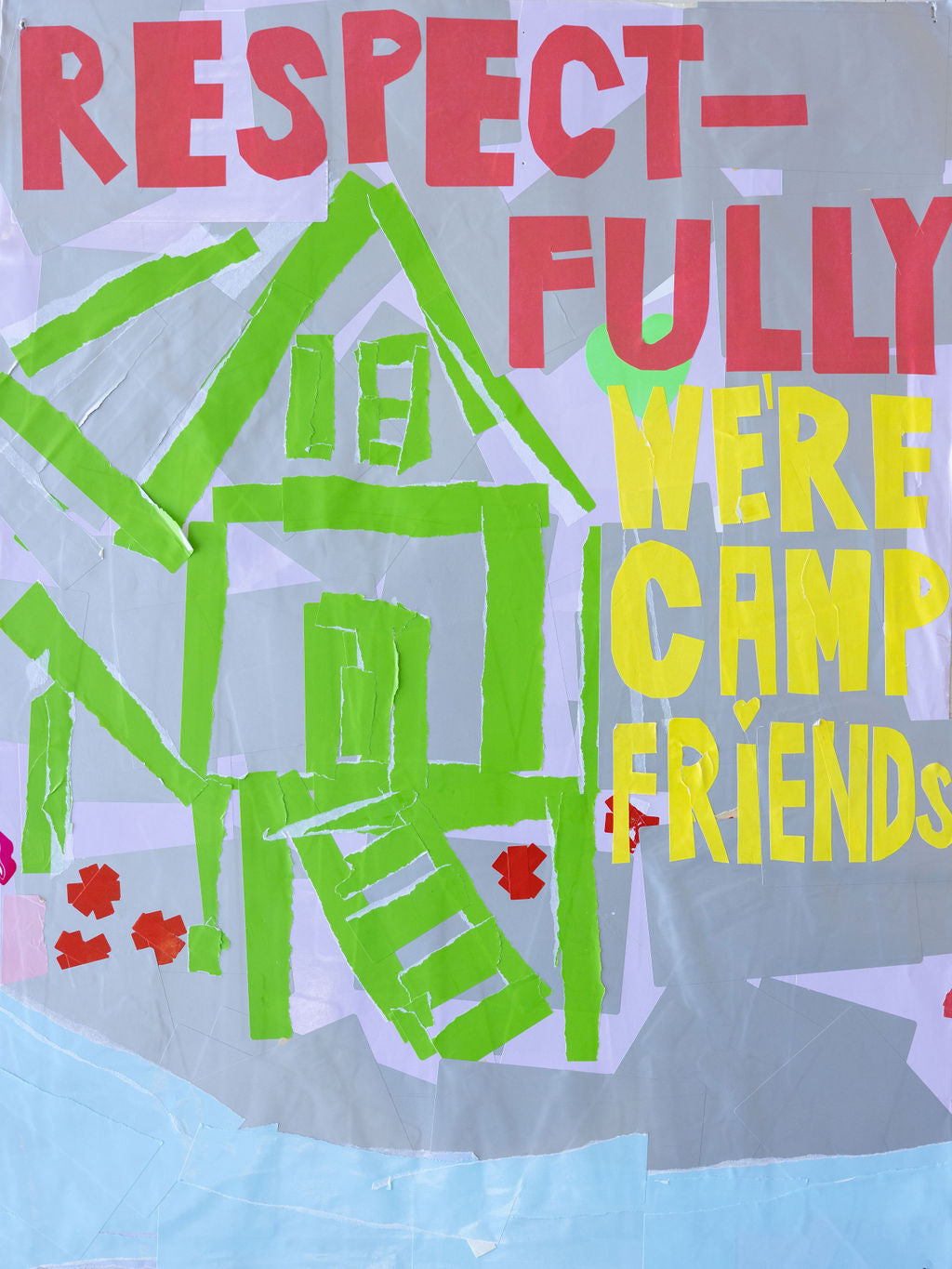 Camp Friends - 18x24
