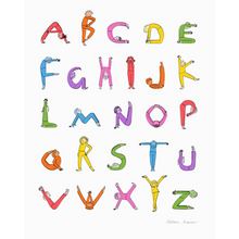 Load image into Gallery viewer, Dancing Alphabet Poster
