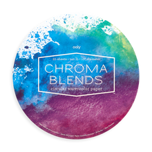 Load image into Gallery viewer, Chroma Blends Circular Watercolor Paper
